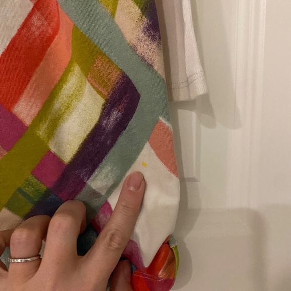 Tea Collection Multicolored Ribbon Stripe Long Sleeved Dress, Size 4T - Picture 5 of 5